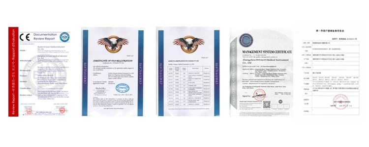 Adjustable Length Post OP Knee Brace Certificate